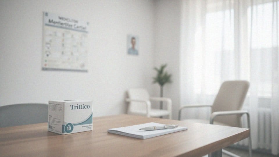 Jak zaleca się reagować na działania niepożądane leku Trittico?