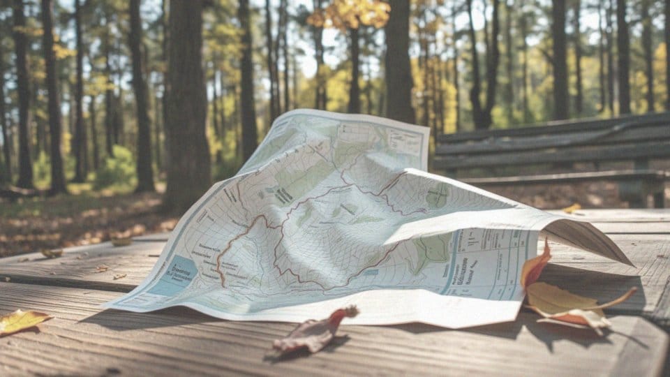 Co to jest laminowana mapa turystyczna Puszczy Białowieskiej?