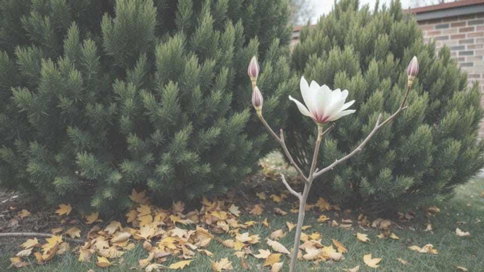 Czy magnolia jest mrozoodporna obok tuj?