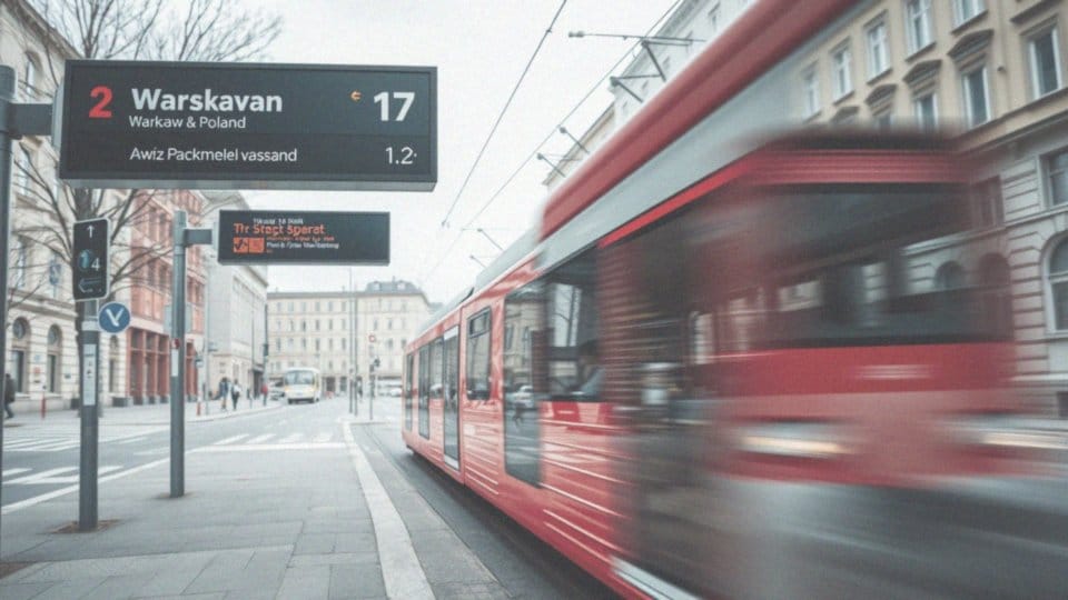 Jakie tramwaje dojeżdżają do stacji Myśliborska?