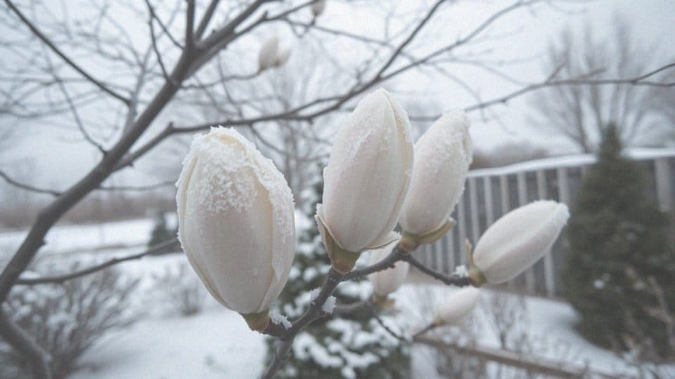 Jak niskie temperatury wpływają na magnolię?