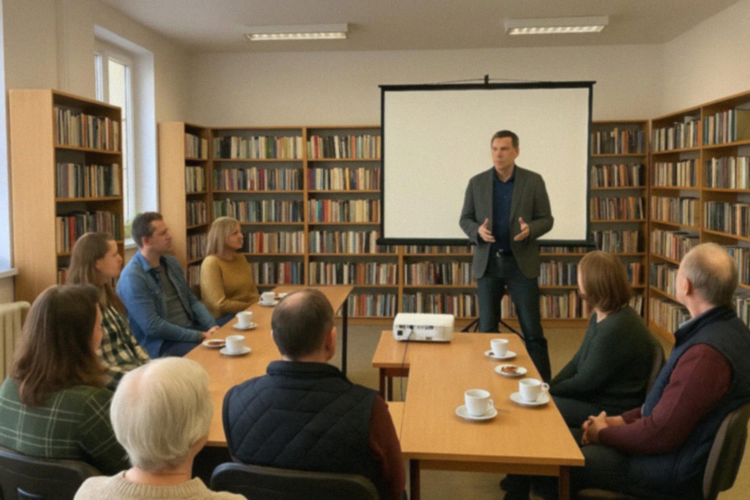 Wernisaż wystawy prac uczestników Warsztatów Malarstwa Artystycznego w Pucku