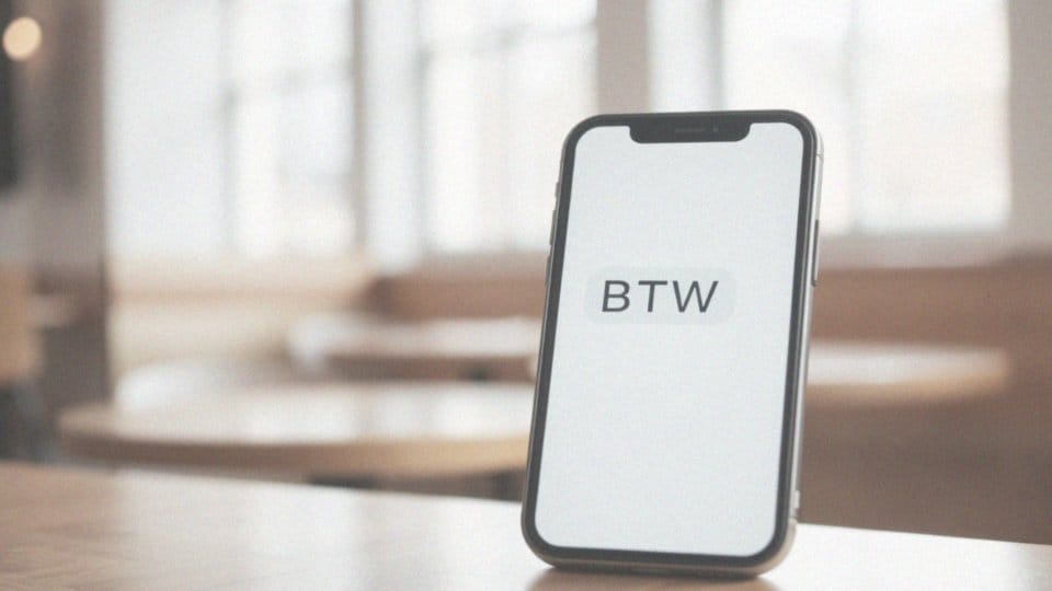 BTW co to znaczy? Wyjaśniamy znaczenie i zastosowanie