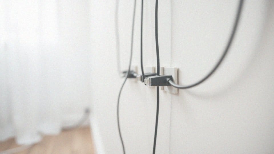 Mocowanie kabli do ściany bez wiercenia – jak to zrobić skutecznie?