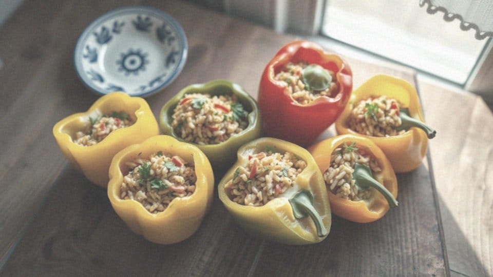 Papryka faszerowana wegetariańska – pyszny i zdrowy przepis
