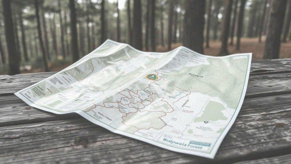 Puszcza Białowieska mapa – przewodnik po atrakcjach i szlakach