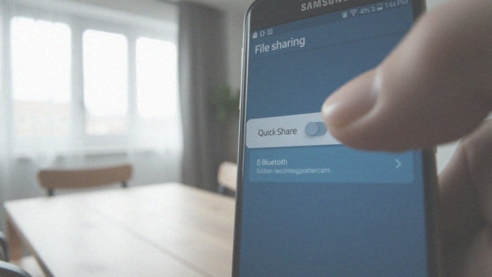 Quick Share jak wyłączyć? Przewodnik krok po kroku