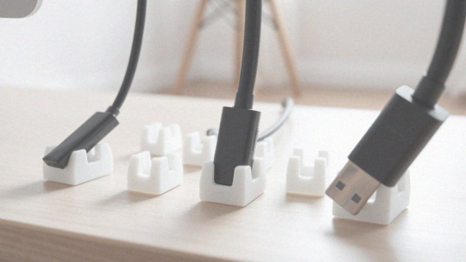 Samoprzylepne uchwyty do kabli – praktyczne rozwiązania do organizacji