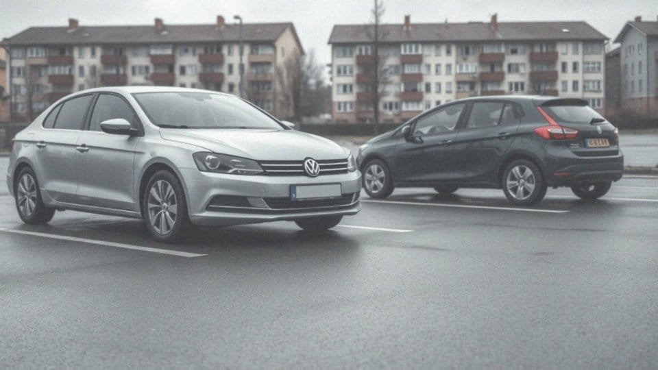 Stłuczka na parkingu przy cofaniu – czyja wina i co robić?