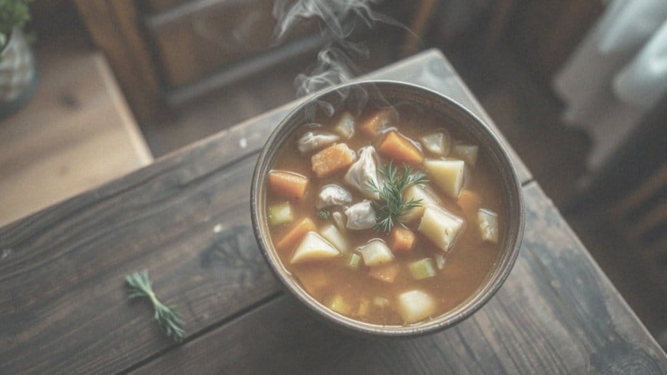 Zupa jarzynowa na kurczaku – przepis na zdrową potrawę